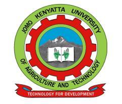 JOMO KENYATTA UNIVERSITY OF AGRICULTURE AND TECHNOLOGY P.O. BOX 62000-00200, CITY SQUARE, NAIROBI, KENYA. TELEPHONE: (067) 52711.