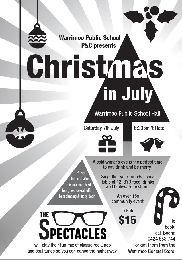 P&C News continued Christmas in July Preparations are going well