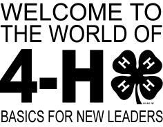 WELCOME,TO THE WORLD OF 4-H BASICS FOR NEW LEADERS Leadership and Teaching Techniques Key Ideas The child-centered approach Ways to say Very good Helping youth learn Teaching tools Leadership styles