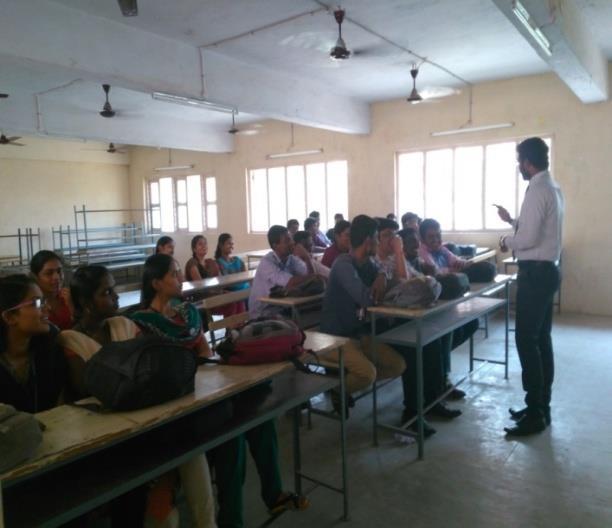 The resource person from CADD School, Vadapalani gave valuable inputs on the uses of CAD in real life and