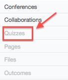 Create a New Quiz I Instructors can make a quiz in Canvas. Step.