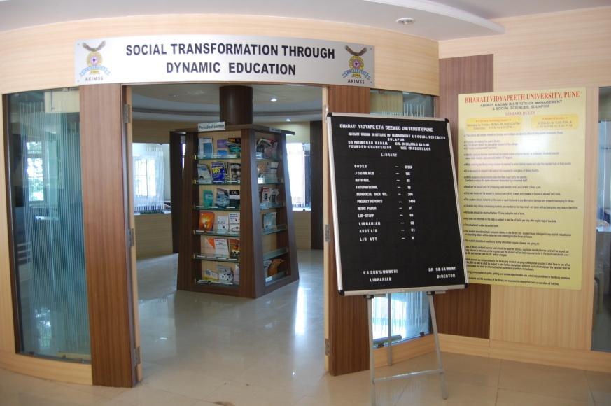 Infrastructural Facilities: Library: Library is the focal point of the institute and it is well stocked with more than 18000 books and 96 national and 21 international journals.