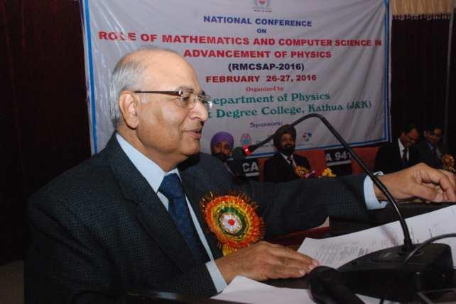 He further emphasized on the importance of holding such mega events as these provide an opportunity for scientists, academicians and students to interact on the current developments and future trends
