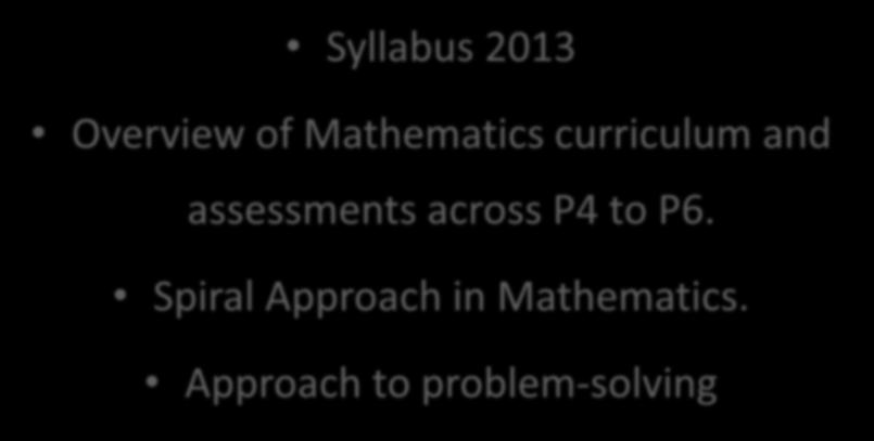 Sharing Focus Syllabus 2013 Overview
