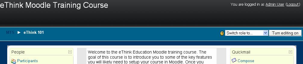 Simulate Student Role ethink Education Once you ve added content to your course, you may want to simulate a student role so you can get an idea of what the course will look like for a student.
