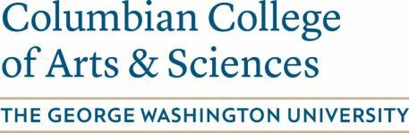 Office of the Dean Academic Program Reviews: Guidance for Undertaking the Self-Study Process Columbian College of Arts & Sciences George Washington University November 2018 Introduction An Academic