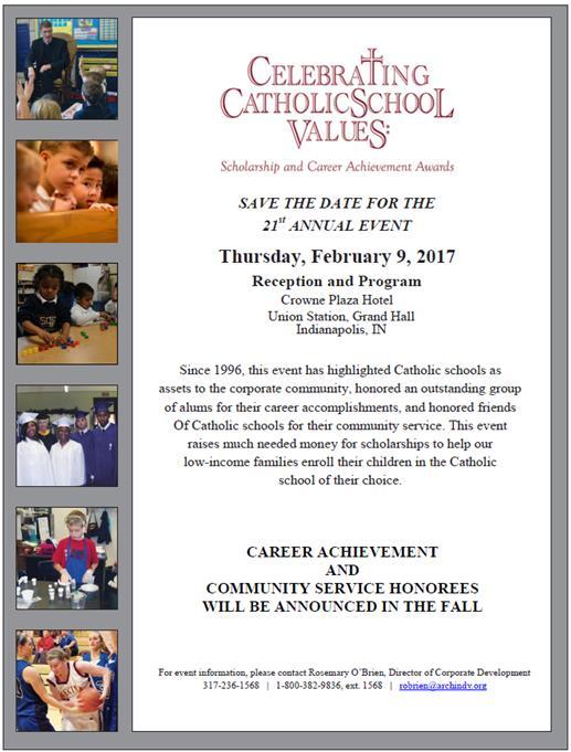 We believe we have one of the best Catholic school systems in the country, but it is becoming more difficult every day to support it and to make it even better.