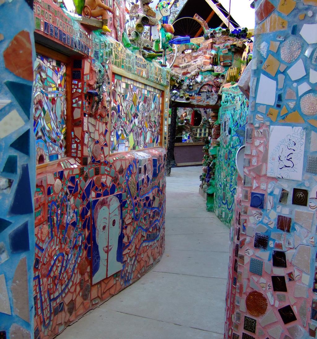 The couple helped spur the revitalization of the area by renovating derelict In 2008, Philadelphia s Magic Gardens opened to the buildings and adding colorful mosaics on both private and public.