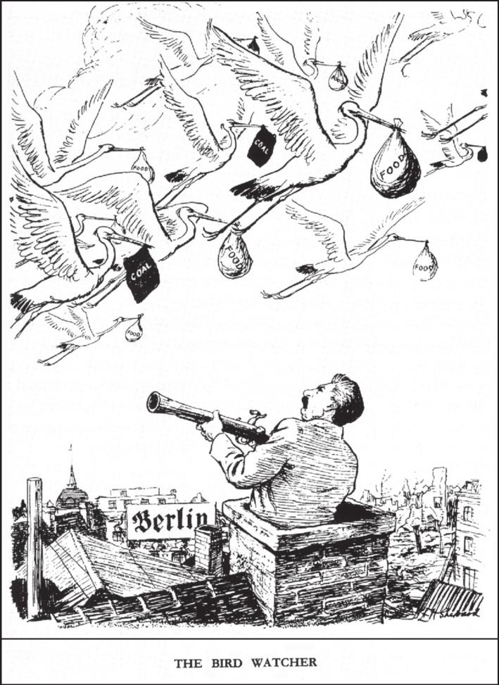 2 Study the source carefully and then answer the questions which follow. SOURCE B 3 Punch Ltd. 2 (a) Study Source B. A British cartoon, published in July 1948, commenting on the Berlin Blockade.