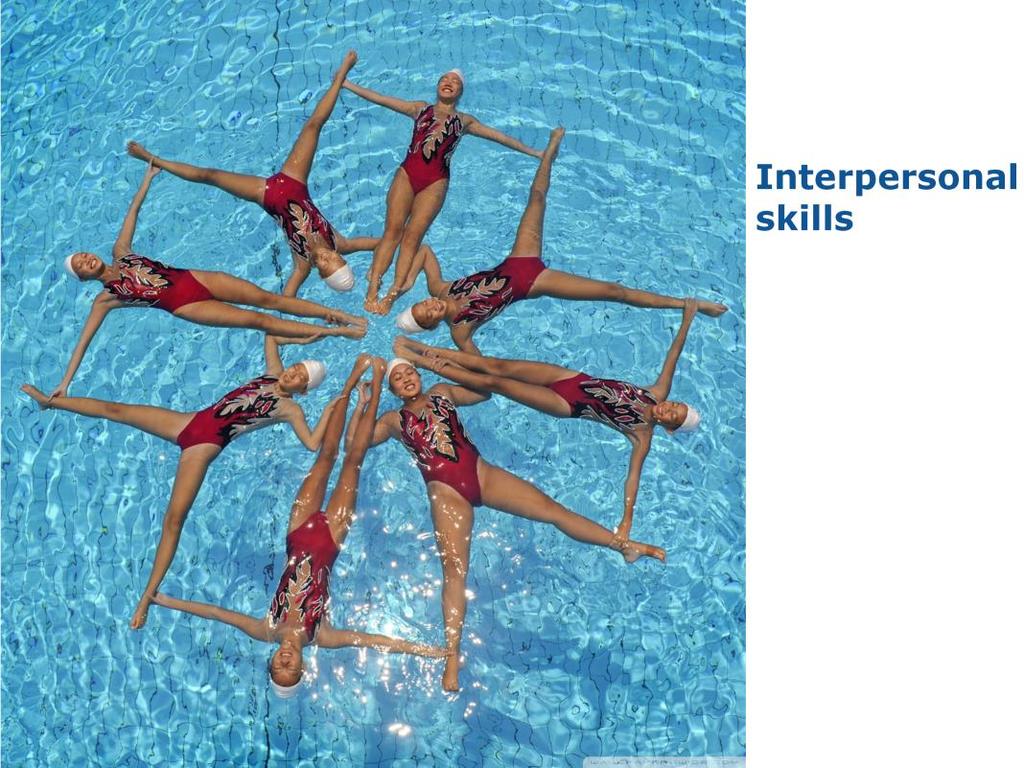 Interpersonal Skills: are the skills that we use when interacting with one or more people.