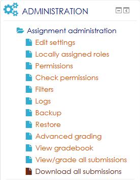 At this screen you can see all the participant and who already submit the assignment.