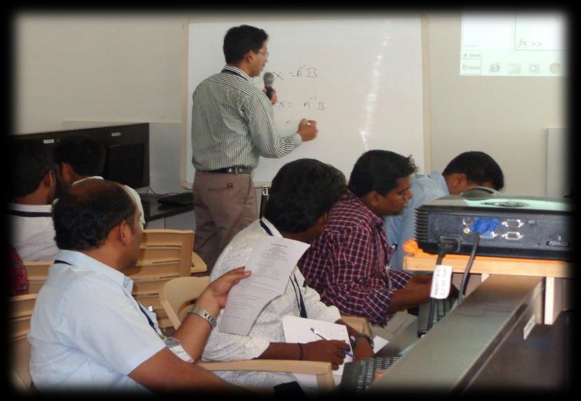 Day 1: 13-06-2016 Technical Sessions: Programming skills for the Electrical engineers in MATLAB Dr S Farook, Associate Professor, EEE, SVEC has delivered a