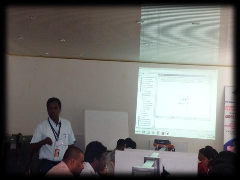 Electronics Day 4: 16-06-2016 Technical Sessions: Applications of MATLAB toolbox for power systems Dr NMG Kumar, Professor, EEE, SVEC has delivered a