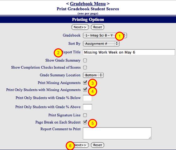 Missing Work Reports - Step #2 See screen shot -----> Missing Work Reports - Step #3 Click "Preview Report".