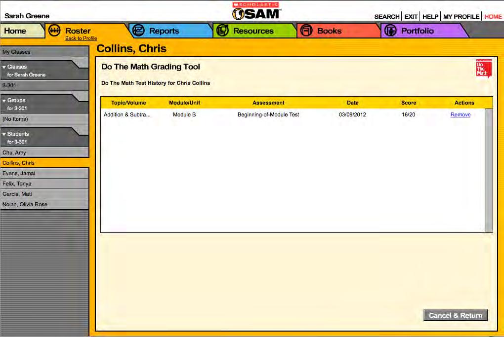 ProgressSpace Grading Tool Use the ProgressSpace Grading Tool to review and, if