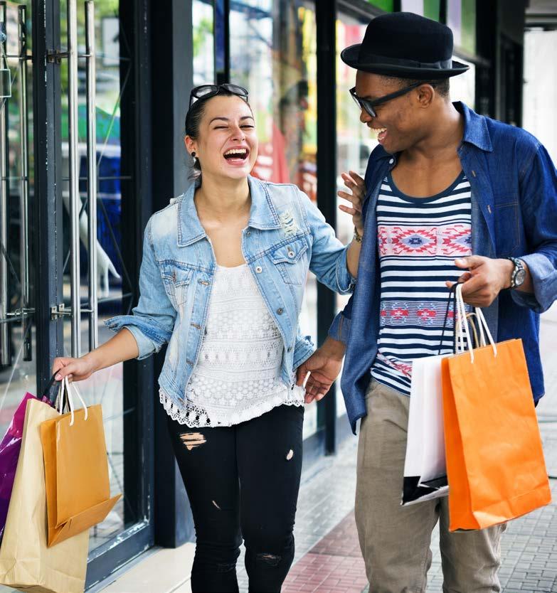 Millennials have higher discretionary spending for apparel. Millennials identify location as a top factor that would increase their outlet shopping.