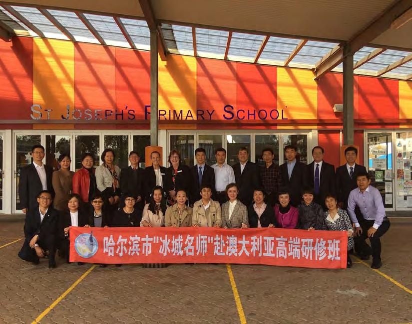 On Tuesday we were visited by 25 educational leaders from China who came to St. Joseph s to learn about education in Australia.