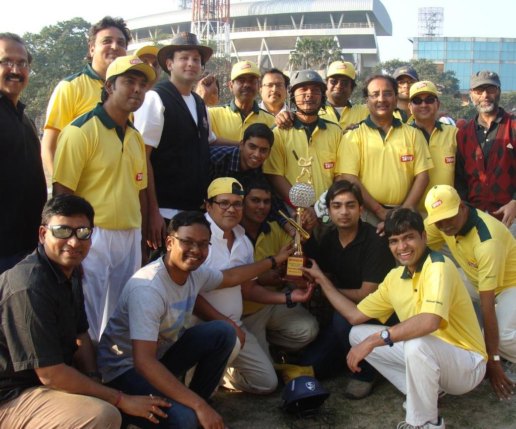 A friendly limited over Cricket Match was played between Head Office and HRC on 26th January, 2013 at the Customs Ground, Kolkata. The team from Head Office walked away as winners.