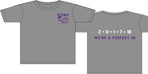 Senior T-shirts $10-Cash at school or online with