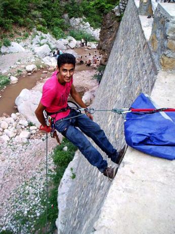 practical climbing on wall and at