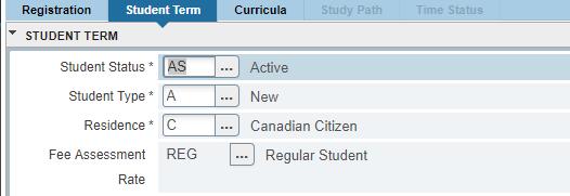 Click GO. 2. Select the STUDENT TERM tab, and change the STUDENT STATUS back to AS.