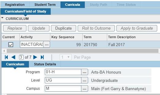 Select the CURRICULA tab and locate the Secondary curriculum. 5. Click UPDATE. 6.