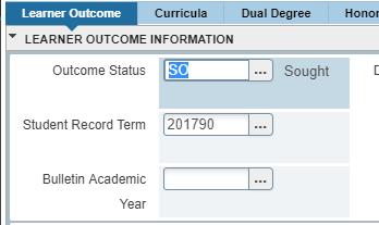 Change OUTCOME STATUS from CS to SO. 4. SAVE (bottom right corner).