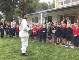 The Bee Man A couple of weeks ago James Malcolm popped along to school to share his