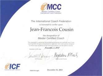Jean-François Cousin, ICF Master Certified Coach, serving Clients across Asia and the Middle-East, former