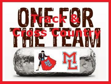 MLHS Cross Country & Track Chipotle Fundraiser Mon, Sep 18th Get your appetite ready. MLHS Cross Country & Track is holding a Chipotle fundraiser on Monday, Sep 18th from 3-8pm.