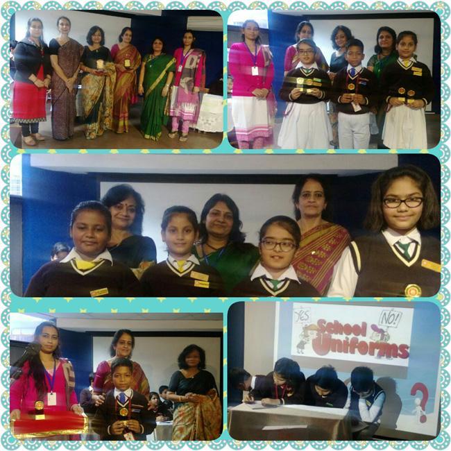 Final Debate - Class IV & V The final debate between classes IV and V was held on 21st November 2016. The topic was "Should uniforms be compulsory in school".the topic was well debated.