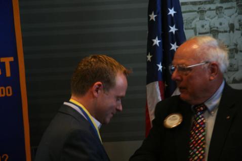 Thank you, Jason, for your contributions, both financially and in service, in support of the Rotary cause! New Member Steve Piekarski was introduced as our newest member on August 6.