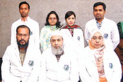 DEPARTMENT OF PATHOLOGY From left to right: First row: Dr. Md.