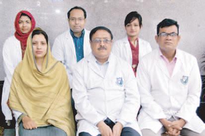 DEPARTMENT OF MICROBIOLOGY From left to right: First row: