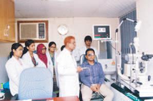 The department is provided with modern ophthalmic