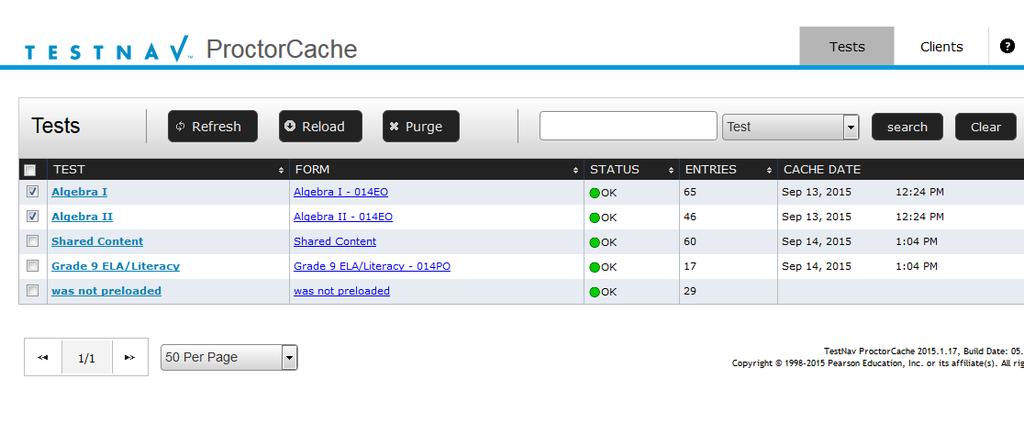 Purge Proctor Caching Content After the test administration is over, it is a best