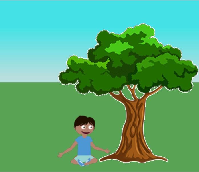 Fig. 3: Semantic elements extracted from the sentence A boy is sitting under the tree Figure 3 shows the semantic representation that the system extracts out from the dependency structure.