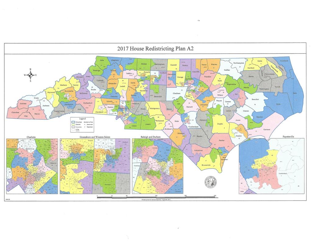 VOLUME 11, ISSUE IX PAGE Legislative Update Proposed Redistricting Maps for NC Senate & House For further information on