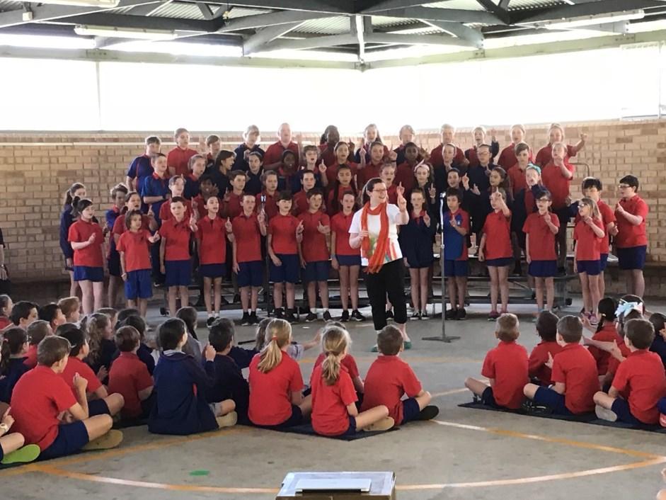 Music Notes Music Count Us In 2018 Last Thursday 1 st November (Week 4) we sang with a record 7000 000 students across Australia as we all sang the Music Count Us In song One Song.
