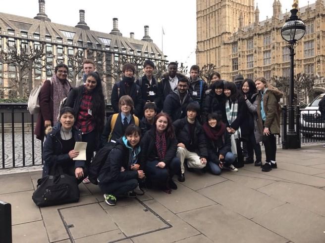 Once at the Houses of Parliament we were given a tour of the House of Lords; unfortunately we were unable to see the House of Commons as it was Prime Minister s Questions that day.