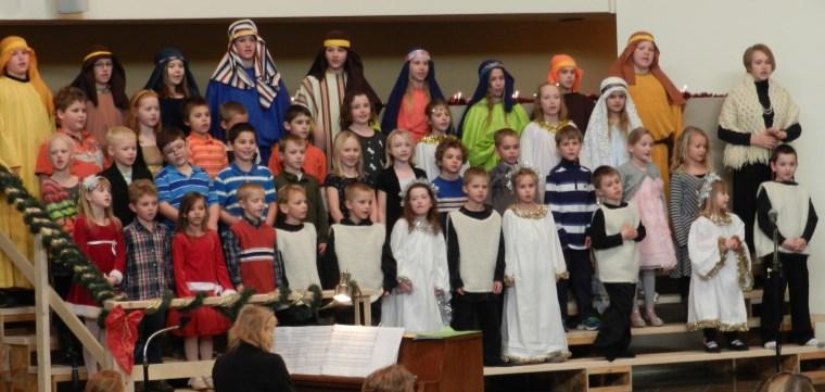 ~5 th and 6 th graders did a powerful Living Stations again this year Celebration of 1 st Reconciliation and 1 st Communion in 2 nd Grade ~2 nd Graders, accompanied by a parent, participated in a