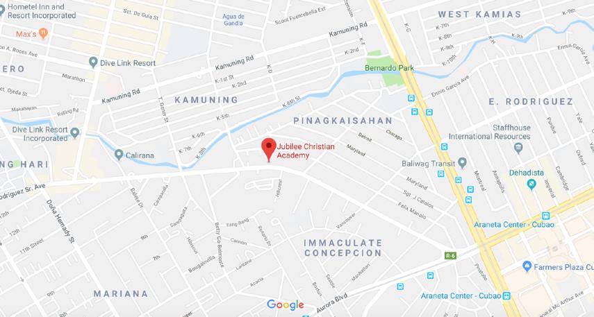 EVENT DETAILS Date: March 2, 2019 Time: 2:00-5:00 PM Venue: Jubilee Christian Academy 1603-1607 E. Rodriguez Sr. Ave. Brgy. Pinagkaisahan Quezon City Registration: P400.
