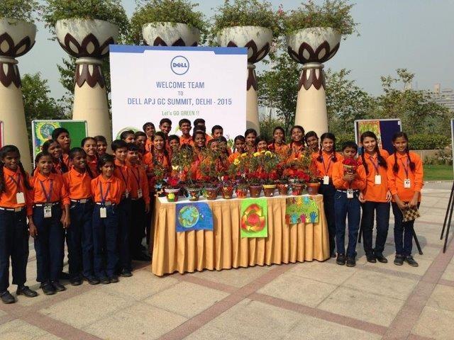 Our students along with 3 teachers and chief trustee were invited by Dell for their GO_GREEN campaign held at Hotel Leela on 4 th Nov.