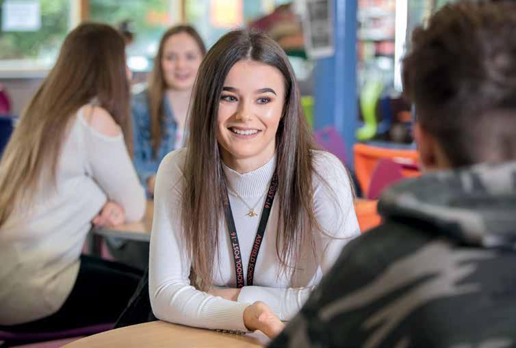 Our Post 16 Centre is a community within itself, and a student s every need is catered for: Quiet study space with computers Specialist teachers to support and advise IAG Careers Advisor Student