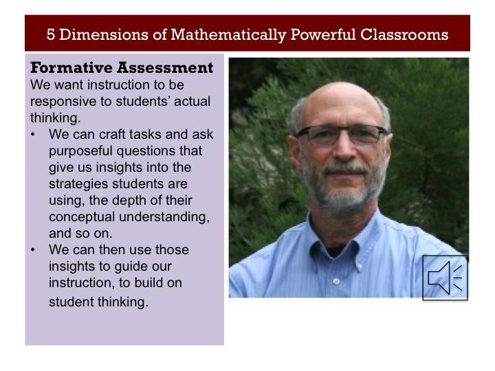 Introduction to an Observation Framework (15 minutes) Slide 6 Let s now take a look at a framework for observing math classrooms. Ask participants to look at Handout 2.