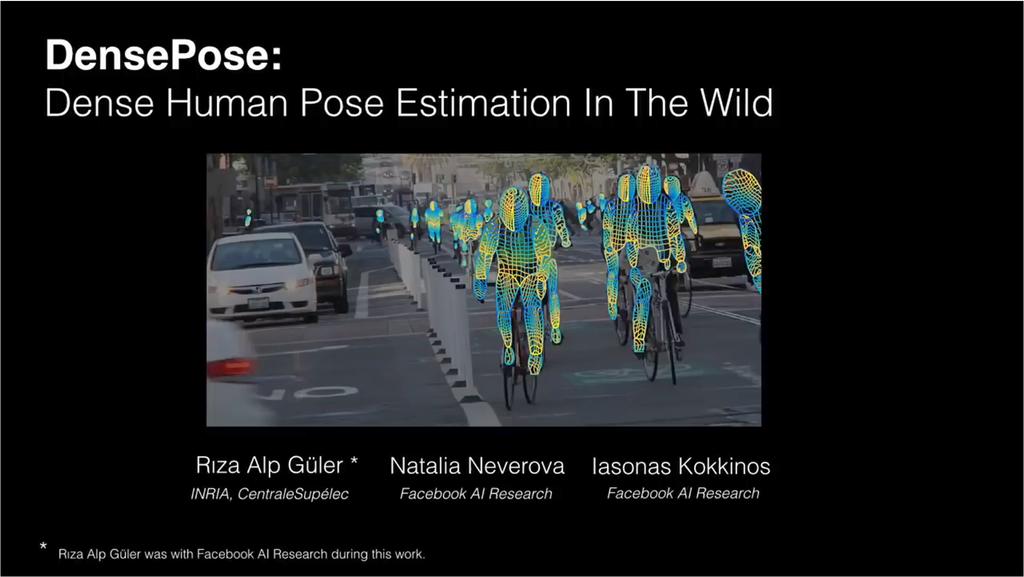 Pose Estimation (DensePose, Facebook) Prof.