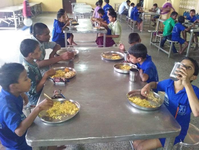 children at Premvihar Boys Home in memory of her loving mother-in-law Late