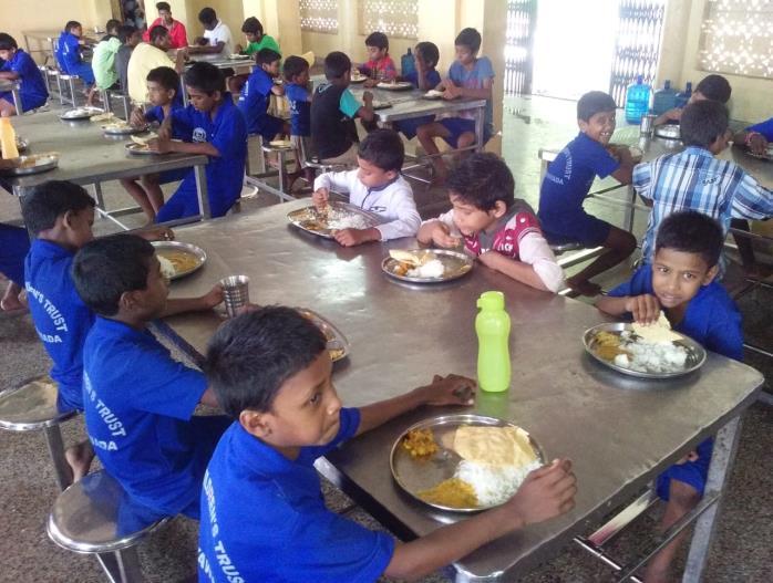 Vijayawada visited and provided cooked Lunch to our