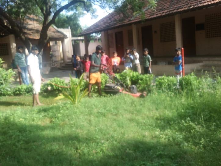 23.9.2018: Our Premavihar Boys Home children are doing garden