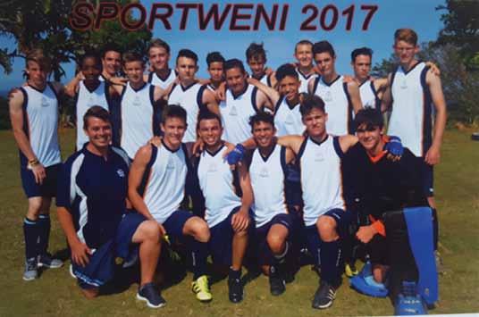 Winter Sport Tour The Open Teams of The King s School West Rand had their first Sportweni- Tour to Port Shepstone from 6-11 April 2017 and it was a huge success.